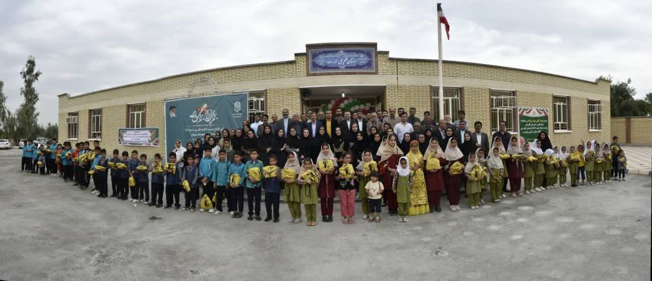 آئین افتتاح مدرسه ۶کلاسه شماره ۳۵۹ در روستای قالند شهرستان بهبهان