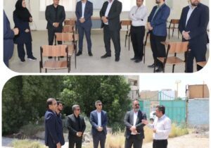 قطار بازدیدهای مدیرکل نوسازی مدارس خوزستان از پروژه‌های عمرانی آموزشی این بار در ایستگاه شهرستان بندر امام خمینی (ره)