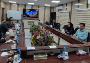 دیدار معاون سرمایه انسانی شرکت معدنی و صنعتی گهر زمین با معاون منابع انسانی و امور اجتماعی شرکت فولاد خوزستان