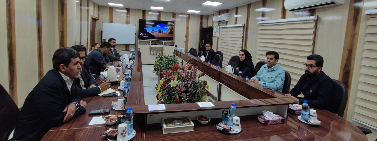 دیدار معاون سرمایه انسانی شرکت معدنی و صنعتی گهر زمین با معاون منابع انسانی و امور اجتماعی شرکت فولاد خوزستان