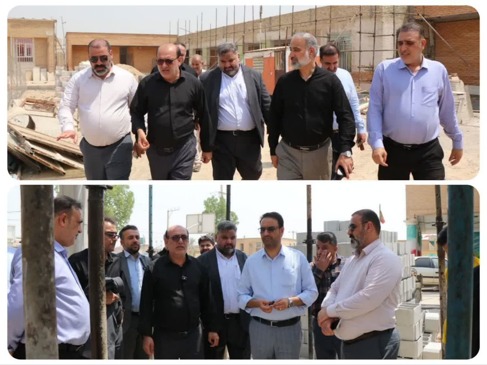 بازدید مشاور وزیر آموزش و پرورش از پروژه‌های آموزشی شهرستان کارون