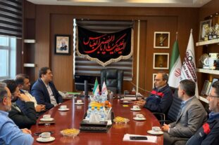 نشست مدیران فولاد اکسین خوزستان و گروه ملی صنعتی فولاد ایران برای توسعه زنجیره فولاد