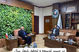 دیدار مدیرعامل شرکت فولاد اکسین با استاندار خوزستان