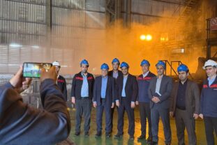 بازدید معاون وزیر صمت و رئیس سازمان زمین‌شناسی و اکتشافات م