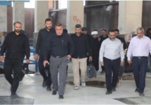 بازدید رابطین و معتمدین حلقه‌های میانی مردمی در محلات شرق و غرب اهواز از تصفیه‌خانه شهید منجزی اهواز