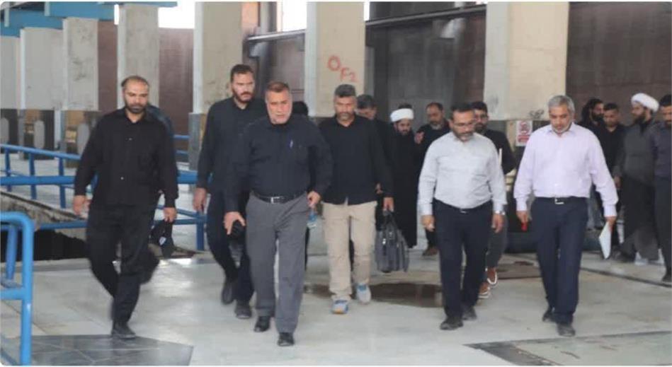 بازدید رابطین و معتمدین حلقه‌های میانی مردمی در محلات شرق و غرب اهواز از تصفیه‌خانه شهید منجزی اهواز