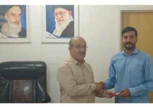 تقدیر از نیروهای برتر خدمات مشترکین و درآمد شرکت آب و فاضلاب اهواز