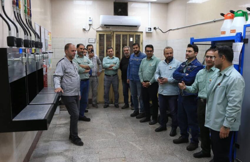 راه‌اندازی انبار مکانیزه روغن در تعمیرگاه مرکزی فولاد خوزستان