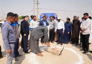 با حضور نماینده مردم اهواز در مجلس آغاز یک پروژه عمرانی نفت و گاز مارون در حوزه مسئولیت های اجتماعی