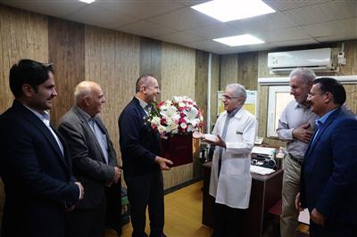 به مناسبت روز پزشک؛ دیدار مدیر عامل نفت و گاز مارون با کادر درمان