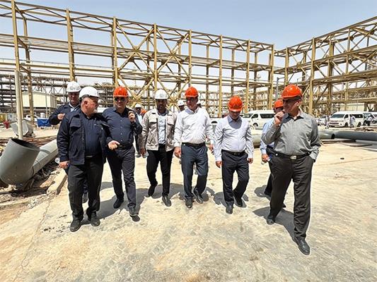 بازدید مدیران ارشد گروه صنایع پتروشیمی خلیج‌فارس از پالایش گاز هویزه خلیج‌فارس