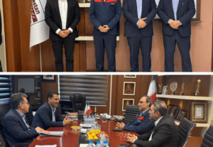 دیدار مدیر شعب بانک مسکن استان با مدیرعامل شرکت فولاد اکسین خوزستان