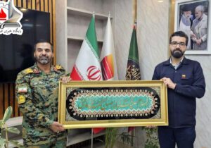 دیدار فرمانده یگان ویژه خوزستان با معاون منابع انسانی فولاد خوزستان؛ تأکید بر تعامل امنیت و صنعت
