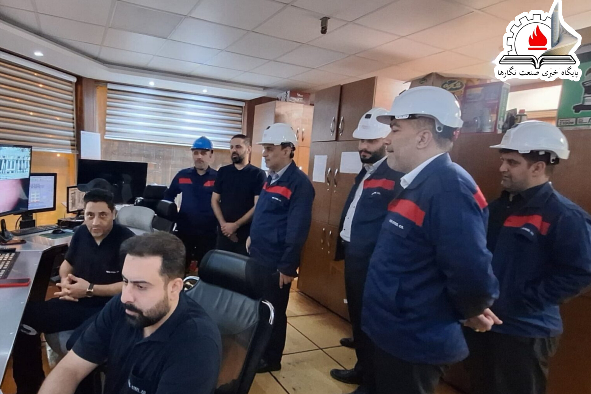 بازدید مدیرعامل فولاد اکسین خوزستان از خطوط تولید