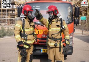 مانور نشت گاز H₂S در پالایش گاز هویزه خلیج‌فارس