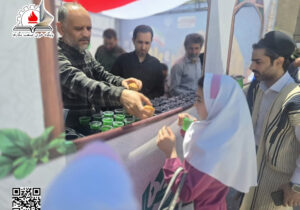 برپایی موکب پذیرایی شرکت فولاد اکسین